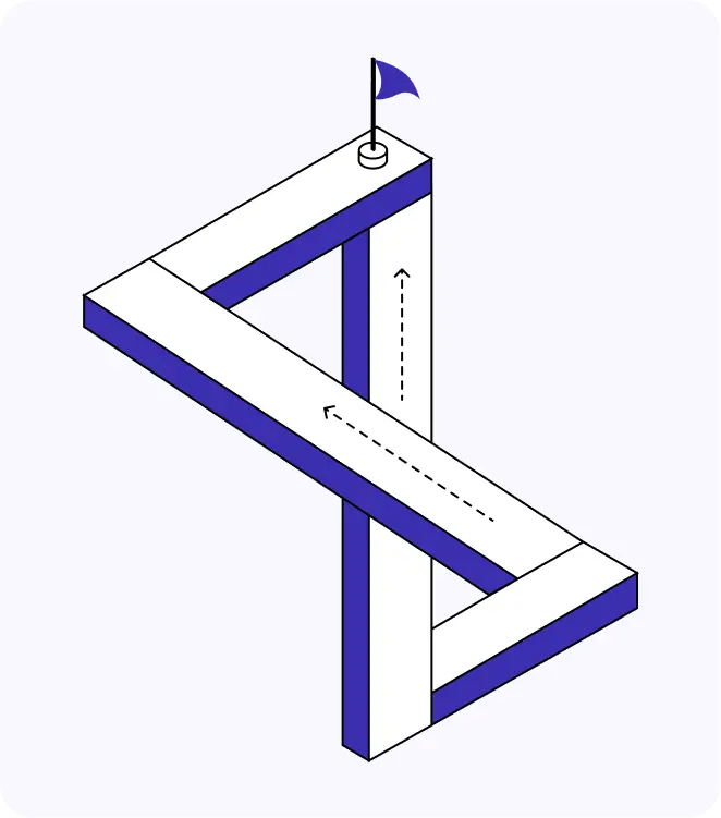User Engagement and Experience Challenges Graphical illustration representing user experience challenges in digital products