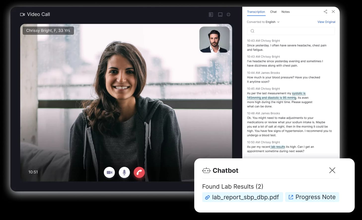 Telehealth Integration in EHR to Assist Overburdened Providers