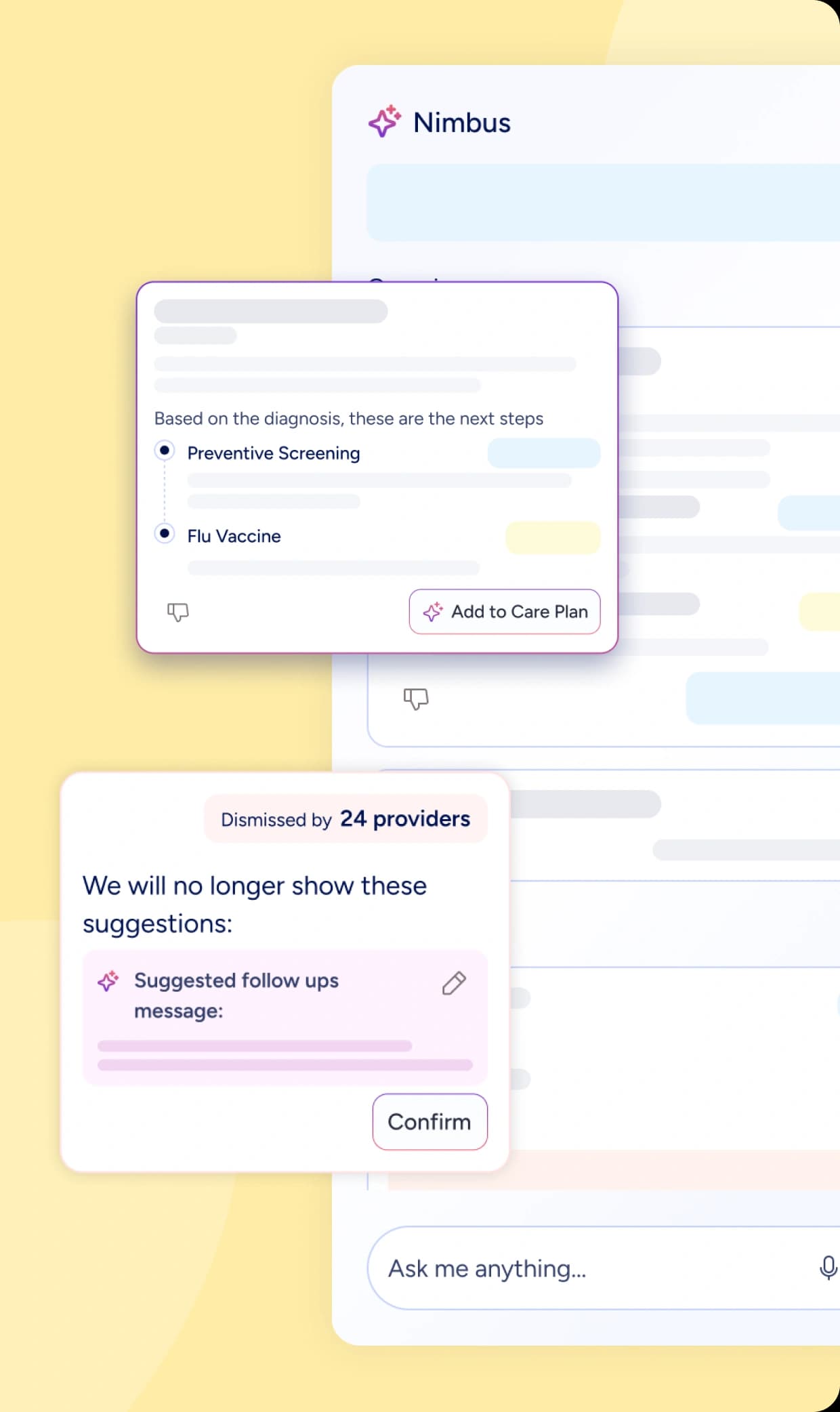 Predictive/Proactive AI Mockup